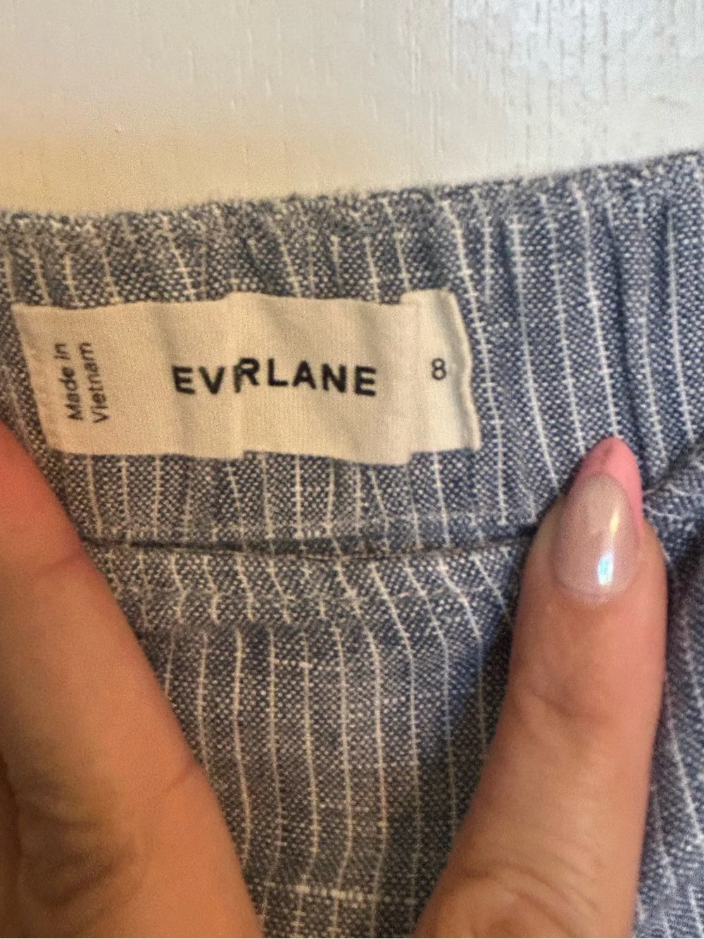 Everlane The Linen Side Button jumpsuit